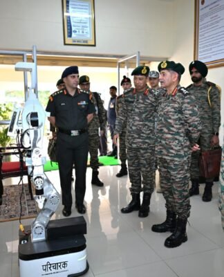 Indian Army Chief General Upendra Dwivedi Reviews Indigenous Technological Innovations