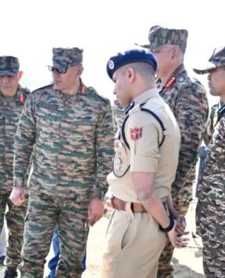 Northern Command Chief Reviews Counter-Terror Measures in Basantgarh