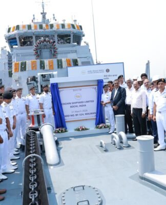 Indian Navy Receives ‘Malwan’, Second Indigenous ASW Shallow Water Craft Built by CSL