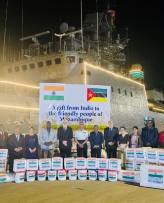 INS Trikand Concludes Port Call at Maputo, Mozambique