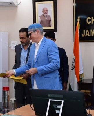 CM Omar Abdullah hands over regularisation orders to CPWs of School Education Department