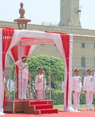 Admiral Krishna Swaminathan Takes Charge as Navy Chief
