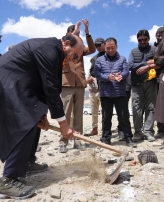 Ladakh first Model Border Village foundation stone laid in Chumur under Vibrant Village Program
