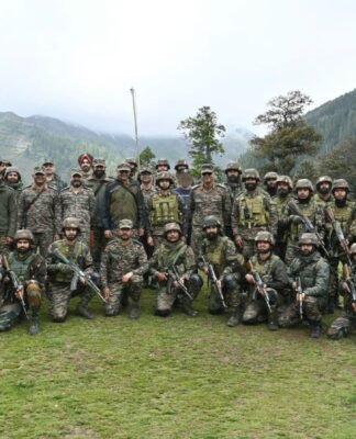 Indian Army’s 16 Corps GOC reviews counter terrorism operations and security in Padri Gali