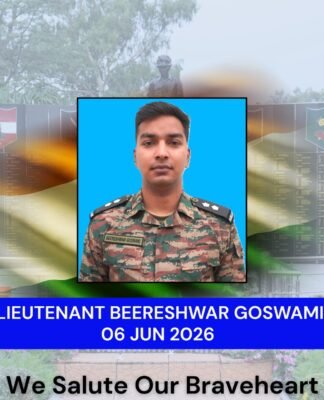Indian Army officer Martyred during operational duties in rugged terrain