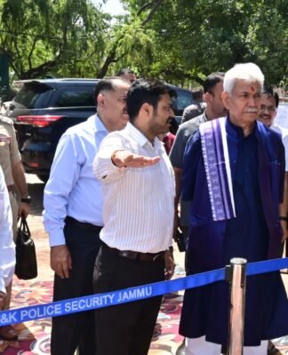 Lt Governor Visits Mubarak Mandi Heritage Complex, Reviews Progress of Ongoing Restoration Projects
