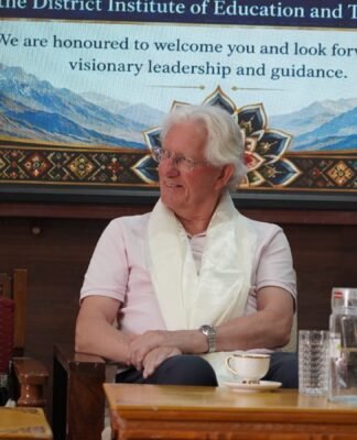 DIET Leh Hosts Christopher Jolly to Boost Foundational Literacy in Ladakh