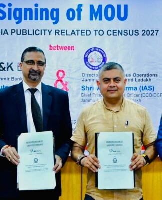 J&K Bank, Census Directorate Sign MoU for Census 2027 Awareness Campaign