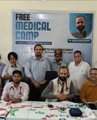 Dr. Sushil Leads Cardiac Awareness Camp in Miran Sahib