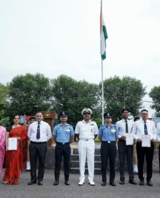 “SAINIK SCHOOL NAGROTA BAGS TOP HONOURS AT UT-LEVEL INDEPENDENCE DAY CELEBRATIONS.”