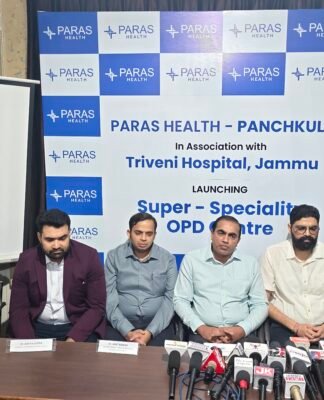 Paras Health, Panchkula Launches Super Speciality OPD at Triveni Nursing Home in Jammu
