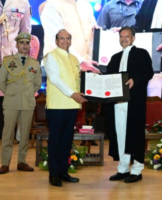 Justice Pushpendra Singh Bhati Takes Charge as J&K and Ladakh Chief Justice