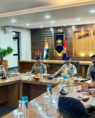DG-P J&K Nalin Prabhat Conducts Comprehensive Security Review at DPL Jammu