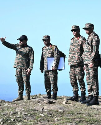 White Knight Corps GOC Reviews Anti-Terror Operation in Brattal