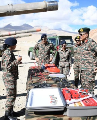Technical Readiness Along LAC Reviewed in Ladakh