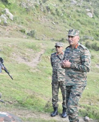 Northern Army Commander Reviews Operational Preparedness in Udhampur